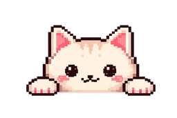 Peeking Cat